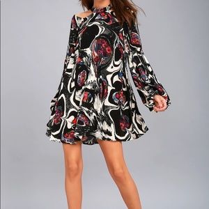 Free People Drift Away cold shoulder top